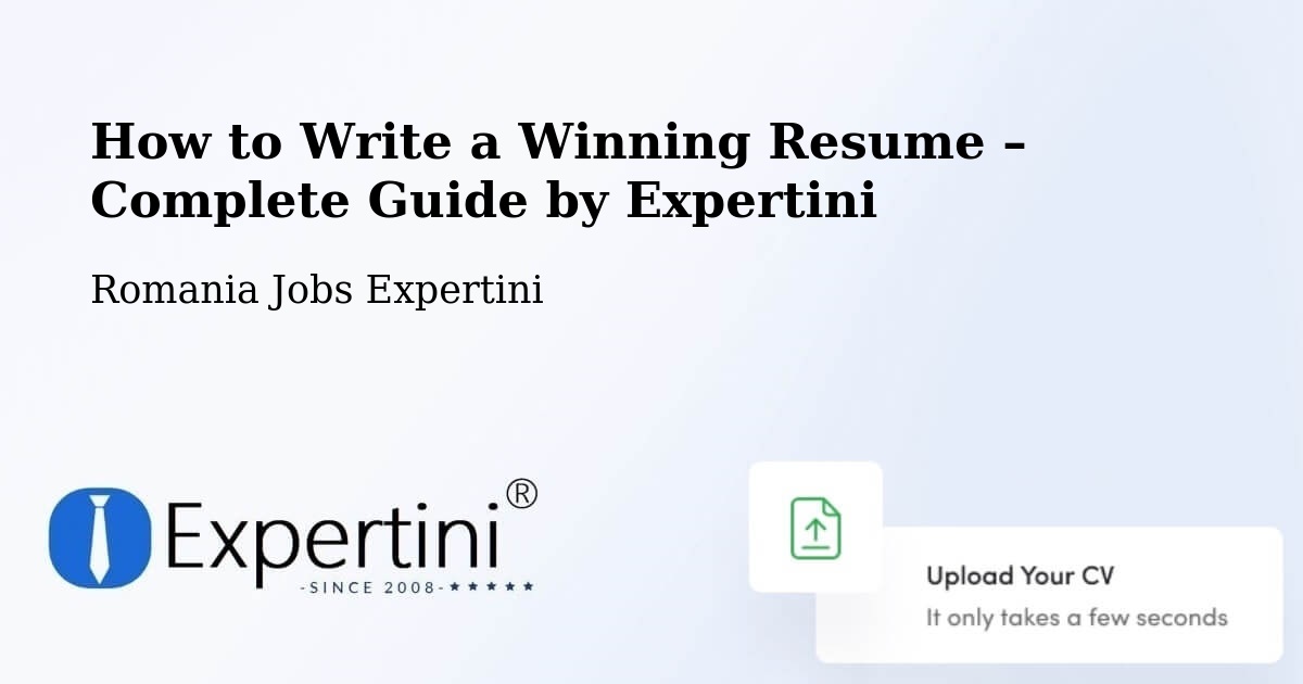Resume Writing Guide for Job Seekers – Comuna Sihlea - Comuna Sihlea, Romania Jobs Expertini